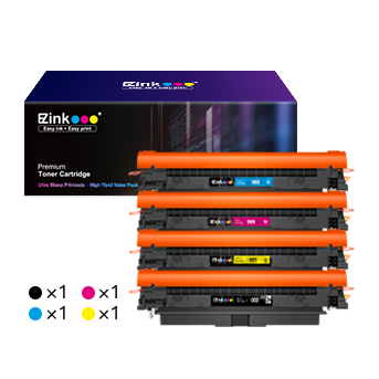 Canon 069 069H Compatible Toner Cartridge(BCMY 4 Pack with Chip