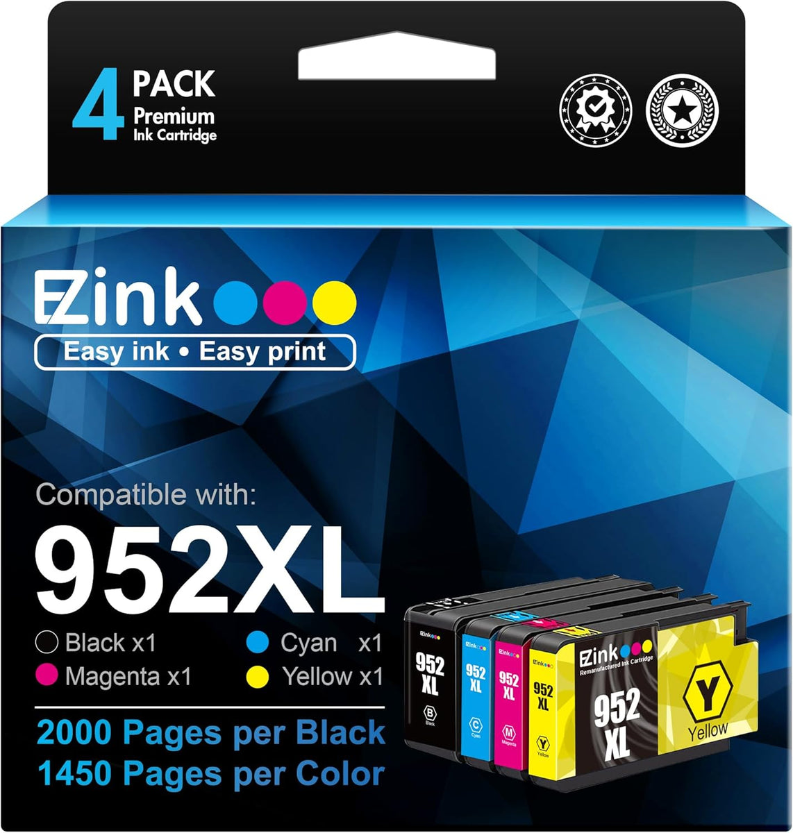 952XL Compatible ink cartridge(4 Pack) | E-Z Ink