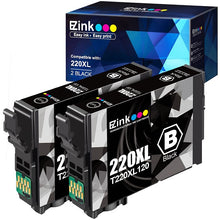 Epson 220XL T220XL Remanufactured Ink Cartridge (2 Black)