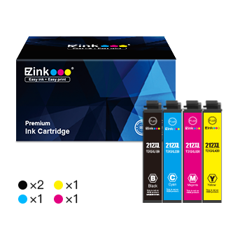 Epson 212XL T212XL Remanufactured Ink Cartridge (5 Pack)