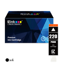 Canon PGI-220 PGI220 Compatible Ink Cartridge (4 Black)