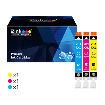 Canon CLI-281XXL 281 XXL Compatible Ink Cartridge (3 Pack) | E-Z Ink