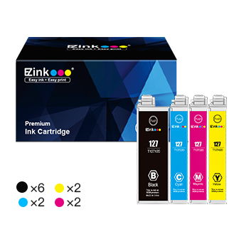 Epson 127 T127 Remanufactured Ink Cartridge (12 Pack)
