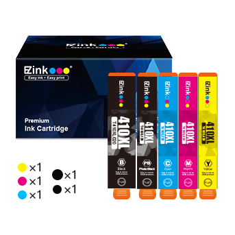 Epson 410XL T410XL Remanufactured Ink Cartridge 5 Pack | E-Z Ink