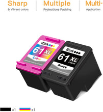 HP 61XL 61 XL Remanufactured Ink Cartridge (2 Pack)