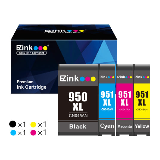 Cheap Compatible HP 950XL 951XL CMYK 4 Color Ink Cartridges by