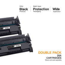 HP 26A CF226A Compatible Toner Cartridge (2 Pack)