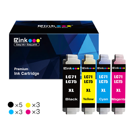 Brother LC75XL LC71XL Compatible Ink Cartridge (14 Pack