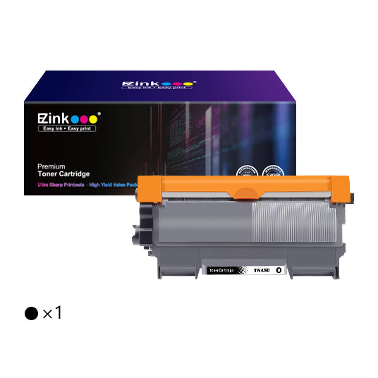 Brother TN450 TN-450 Compatible Toner Cartridge (1 Pack) | E-Z Ink