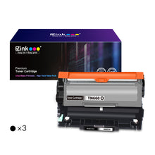 Brother TN660 TN630 DR630 Compatible Toner Cartridge and Drum Unit (2 Toner, 1 Drum Unit)
