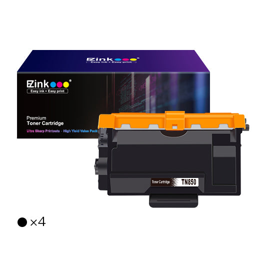 Brother TN850 TN 850 TN-850 TN820 TN 820 4 Pack Compatible Toner