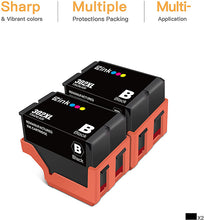 Epson 302XL T302XL Remanufactured Ink Cartridge (2 Black)