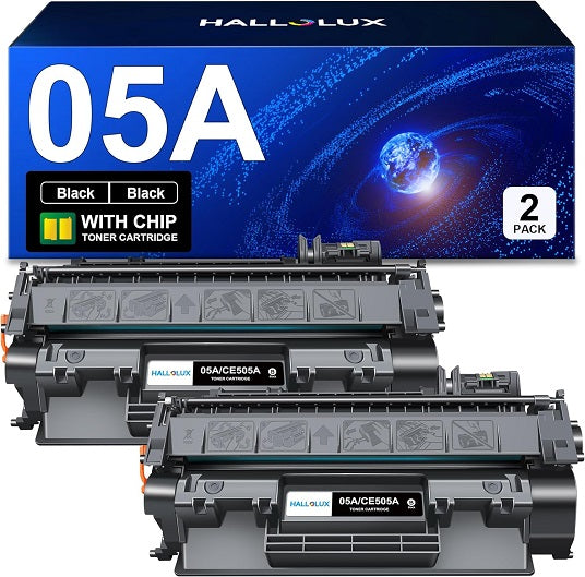 HP 05A CE505A Compatible Toner Cartridge (2 Black)