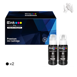 2x100ml Black Sublimation Ink Auto Refill for EcoTank Supertank Inkjet Printer ET2720 ET2760 ET-2800 ET-2850 ET-3850 ET4700 ET-4760 ET-4800 ET-4850 ET15000 WF7820 WF2750(Autofill/ICC-Free/Anti-UV)