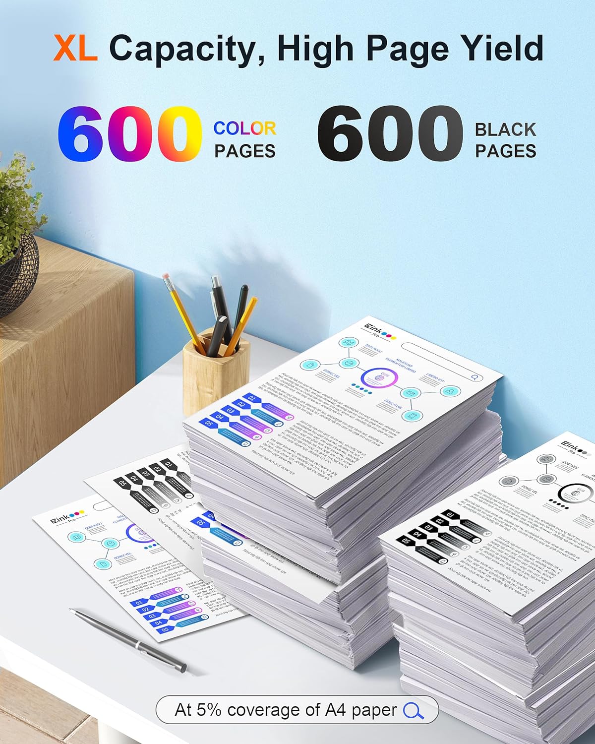 Brother LC-103XL LC103XL Compatible Ink Cartridge (10 Pack) | E-Z Ink