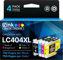 Brother LC404 Compatible Ink Cartridges(4 Pack)