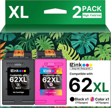 HP 62XL 62 XL Remanufactured Ink Cartridge (2 Pack)