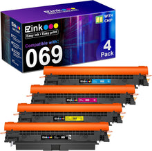 Canon 069 069H Compatible Toner Cartridge(BCMY 4 Pack with Chip)