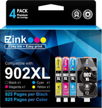 HP 902XL Compatible Ink Cartridges(4 Pack)
