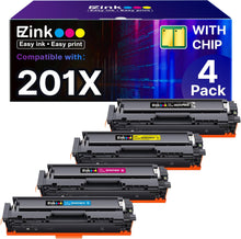 HP 201X Compatible Toner Cartridge (4 Pack)