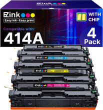 HP 414A (with Chip) Compatible Toner Cartridge (4 Pack)