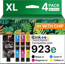 HP 923XL 923e Compatible Ink cartridges(4 Pack with Chip)