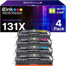 HP 131X 131A Remanufactured Toner Cartridge Cartridge (4 Pack)