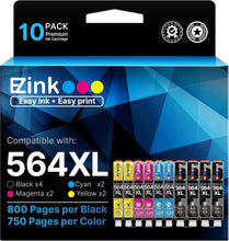 HP 564 564XL Compatible Ink Cartridge（10 Pack）