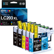 Brother LC203XL LC203 XL Compatible Ink Cartridge (5 Pack)