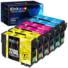 Epson 220XL T220XL Remanufactured Ink Cartridge (6 Pack)