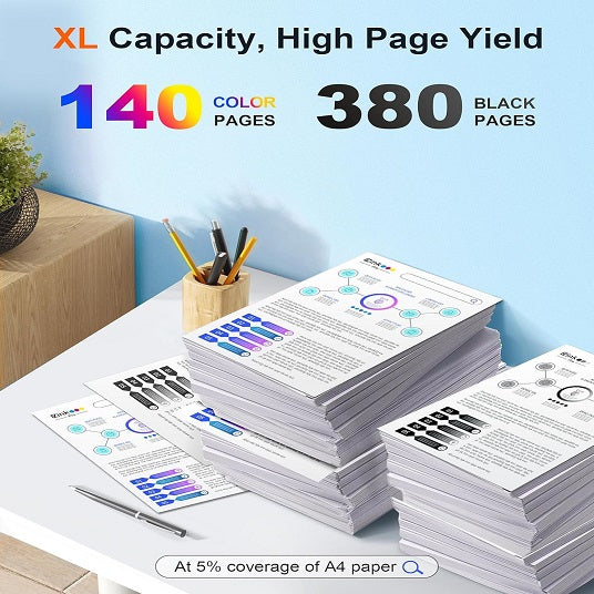 Epson 232 XL 232XL Remanufactured Ink Cartridge (4 Pack) | E-Z Ink