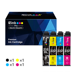 Epson 232 XL 232XL Remanufactured Ink Cartridge (4 Pack)