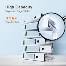 HP 62 62XL Remanufactured Ink Cartridges(2 Black)