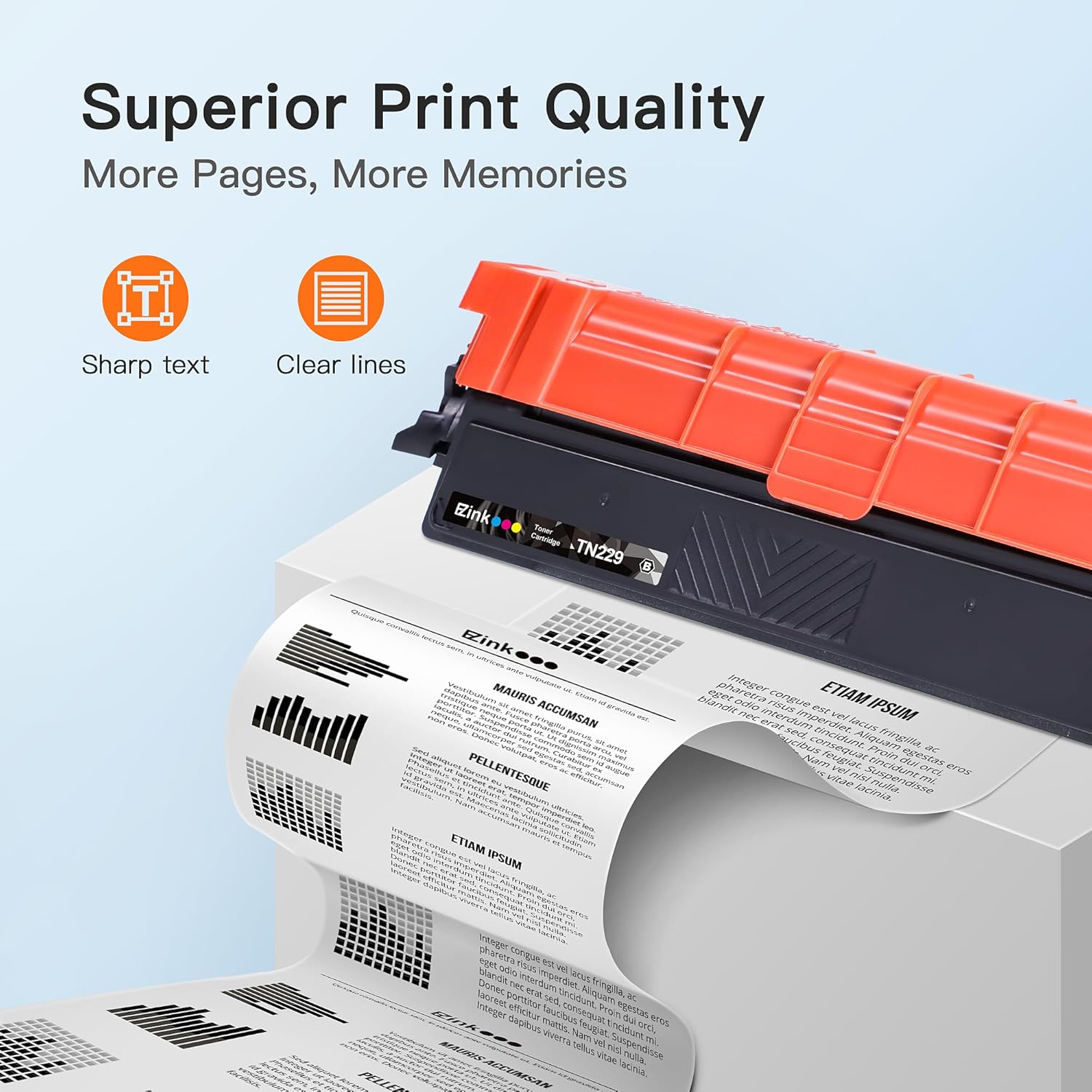 Brother TN229 TN229xl Compatible Toner Cartridges(4 Pack) | E-Z Ink