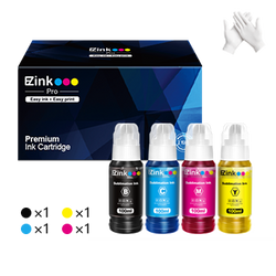 4x100ml Sublimation Ink Auto Refill for EcoTank Supertank Inkjet Printers ET2720 ET2760 ET-2800 ET-2850 ET-3850 ET4700 ET-4760 ET-4800 ET-4850 ET15000 WF7820 WF2750 (Autofill/ICC-Free/Anti-UV)