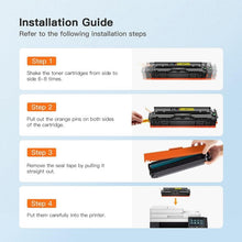 HP 410A 410X Compatible Toner Cartridges(4 Pack)