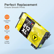 Epson 812 XL T812XL Remanufactured Ink Cartridges(4 Pack)