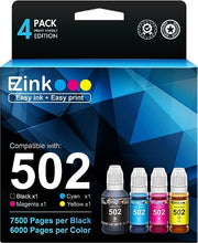 Epson 502 522 Compatible Ink Bottle (4 Pack)