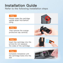 HP 62 62XL Remanufactured Ink Cartridges(2 Black)