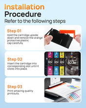 HP 923XL 923e Compatible Ink cartridges(4 Pack with Chip)