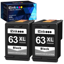 HP 63 63XL Remanufactured Ink Cartridge (2 Black)