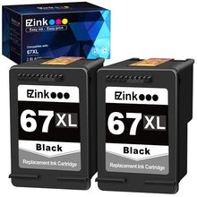HP 67 67XL Remanufactured Ink Cartridge (2 Black)