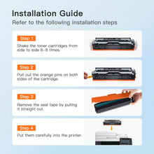 HP 202X 202A Compatible Toner Cartridges(2 Black)