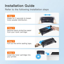 HP 58A 58X Compatible Toner Cartridge (2 Black with Chip)