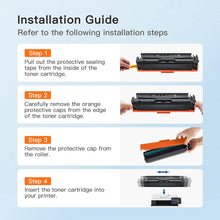 HP 206X 206A Compatible Toner Cartridges (2 Black)