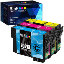 Epson 702XL T702XL Remanufactured Ink Cartridge (3 Pack)