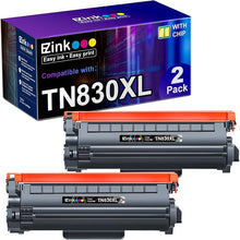 Brother TN830XL TN830 Compatible Toner Cartridges(2 Black)