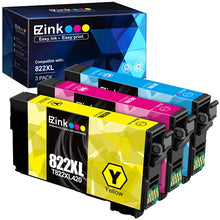 Epson 822XL T822 Remanufactured Ink Cartridge (3 Pack)