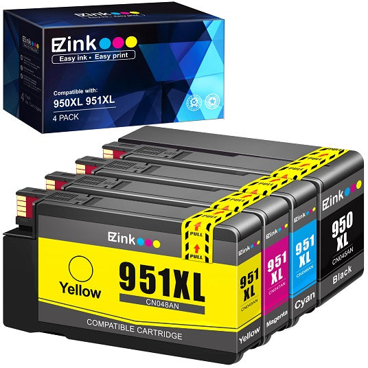 HP 950XL 951XL Inks 4-Pack Cartridges