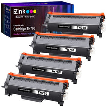 Brother TN760 TN730 Compatible Toner Cartridge (4 Black)